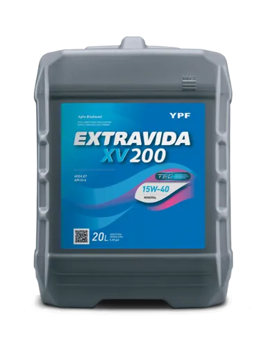 Óleo Lubrificante Mineral YPF EXTRA VIDA XV200 15W40 CI-4 - 20 LITROS
