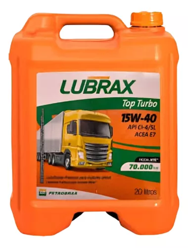 Lubrificante LUBRAX TOP TURBO 20 Litros.